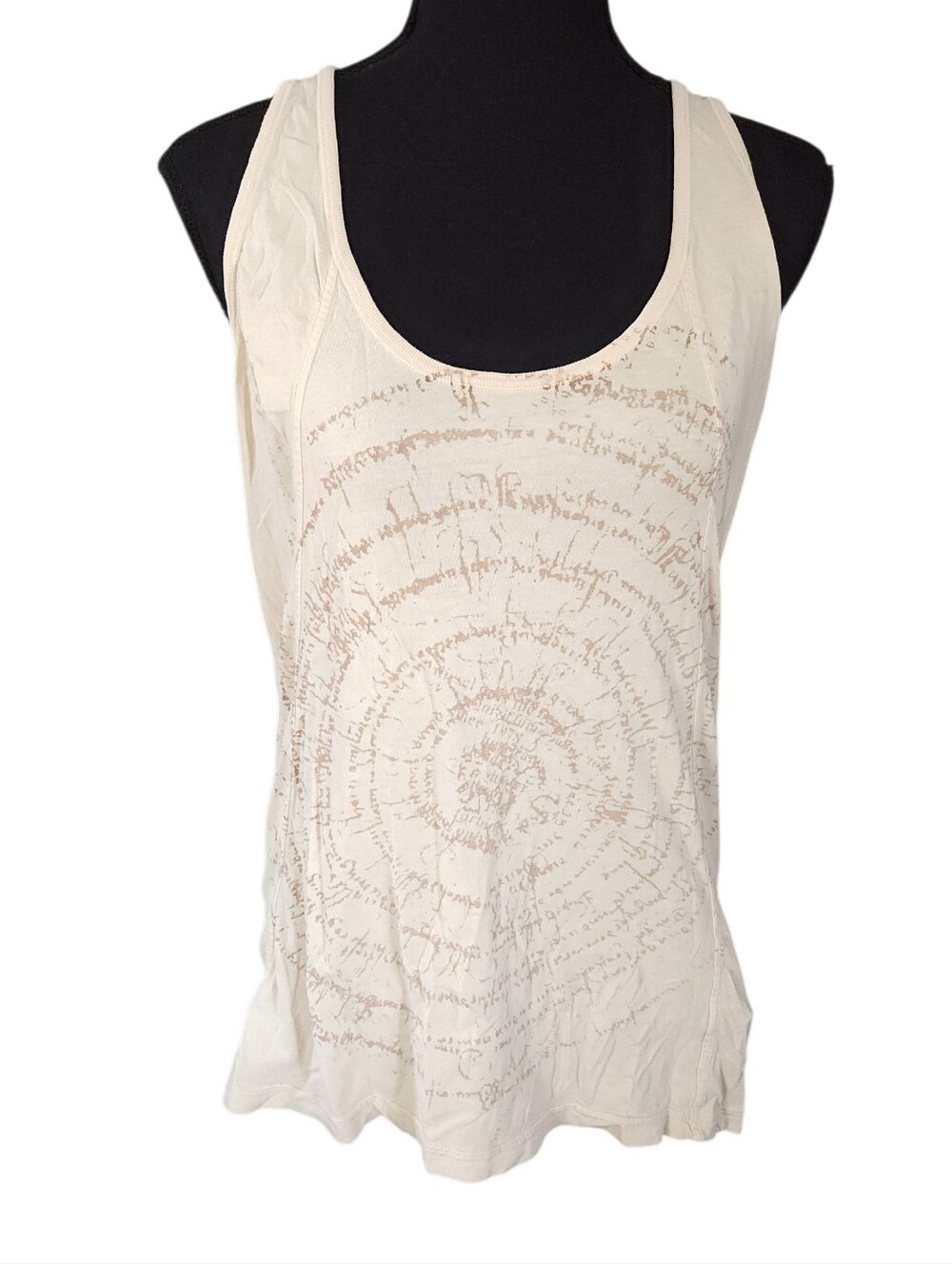 DIESEL Racerback Graphic Tank Top Sz M